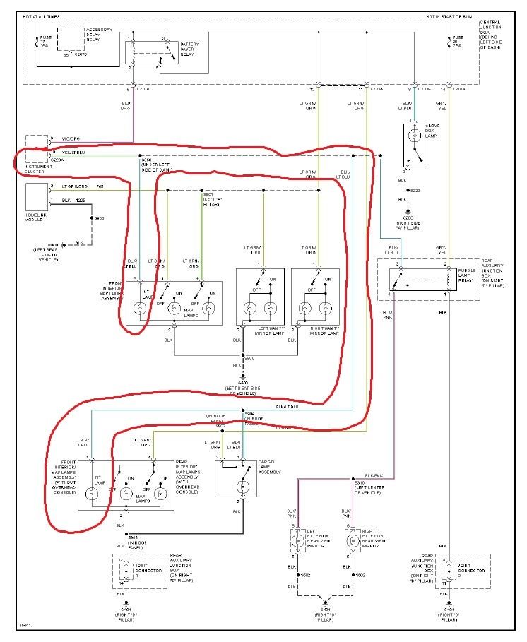 Dome lights. Front stays on. Ford Explorer and Ford Ranger Forums